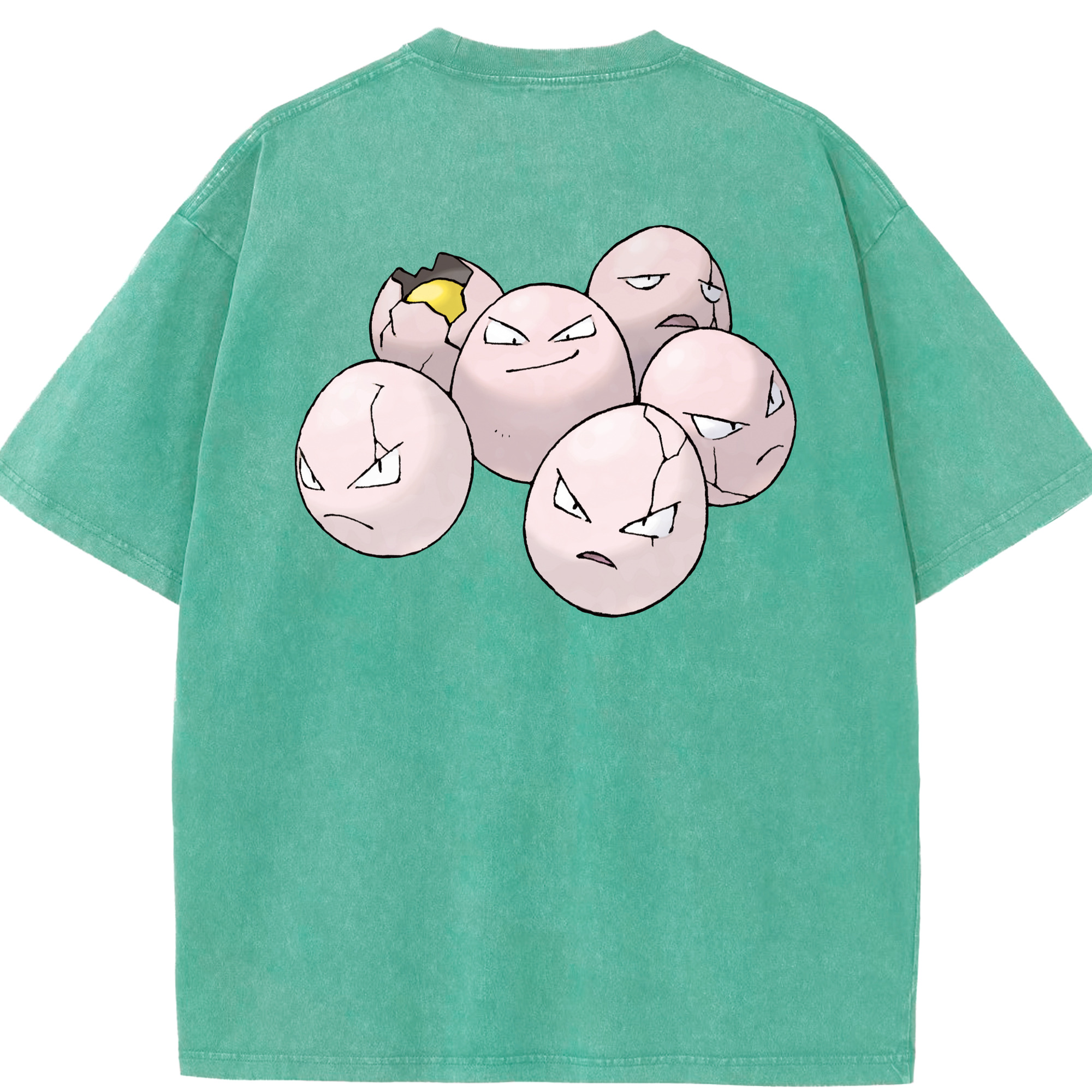 （画像用） ポケットモンスター Pokémon 綿100% ヴィンテージ風 半袖Tシャツ（背面プリント）